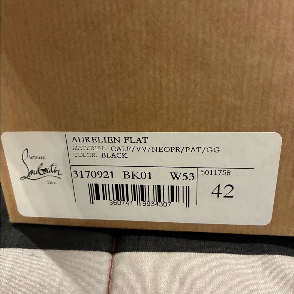 Christian Louboutin Aurelien Flat Black Sneakers